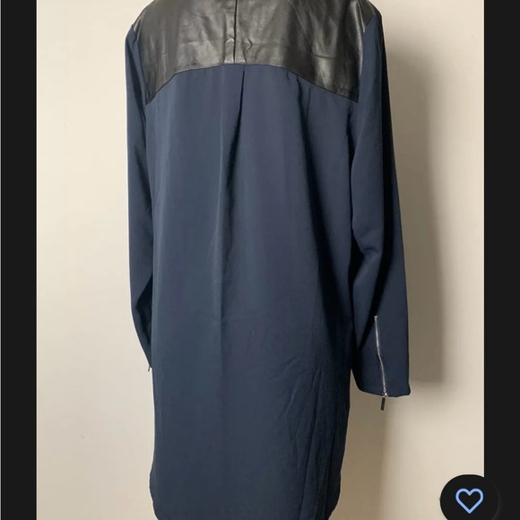 Lane Bryant Women’s Top Shirt Tunic Lomg Sleeves High-Low Size 24 - Picture 2 of 12